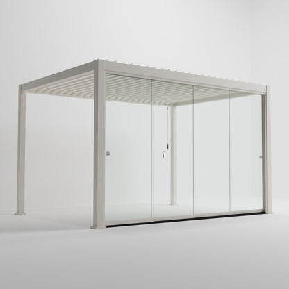 Titan Glass Sliding Doors Pack | 3.0m / 3.6m / 4.0m | Grey & Pebble