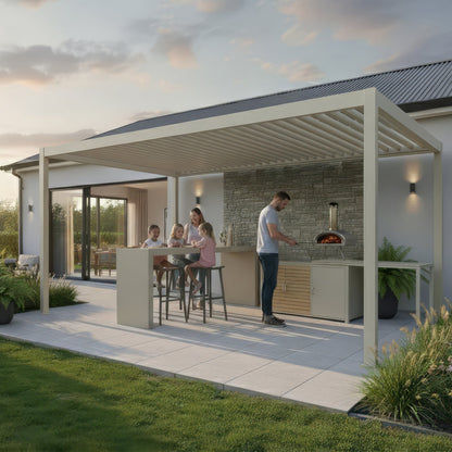 Cook Cab Outdoor Kitchen Workstation - Pebble