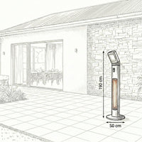 Outdoor Pedestal Heater | Apollo, Diana & Helios