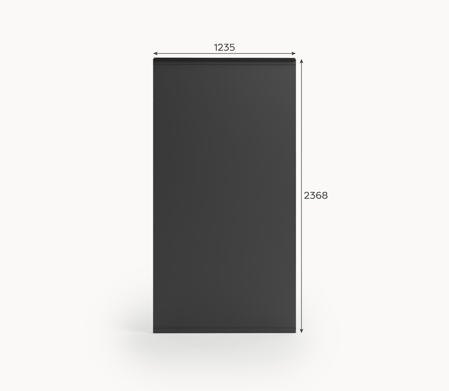 Titan Solid Insulated Side Wall Panel | 1.0m / 1.2m / 1.3m | Grey & Pebble