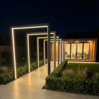 Titan Pergola Arch RGBW LED Set of 3 | 125cm & 155cm | Grey & Pebble | Power Pack Included