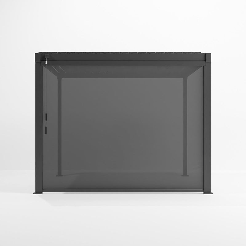 Luna Pergola Pull Down Privacy Screen | 2.4m / 3m / 4m | Grey