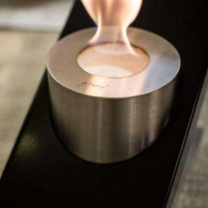 glammfire oblique single tabletop fire product exterior view — view 3