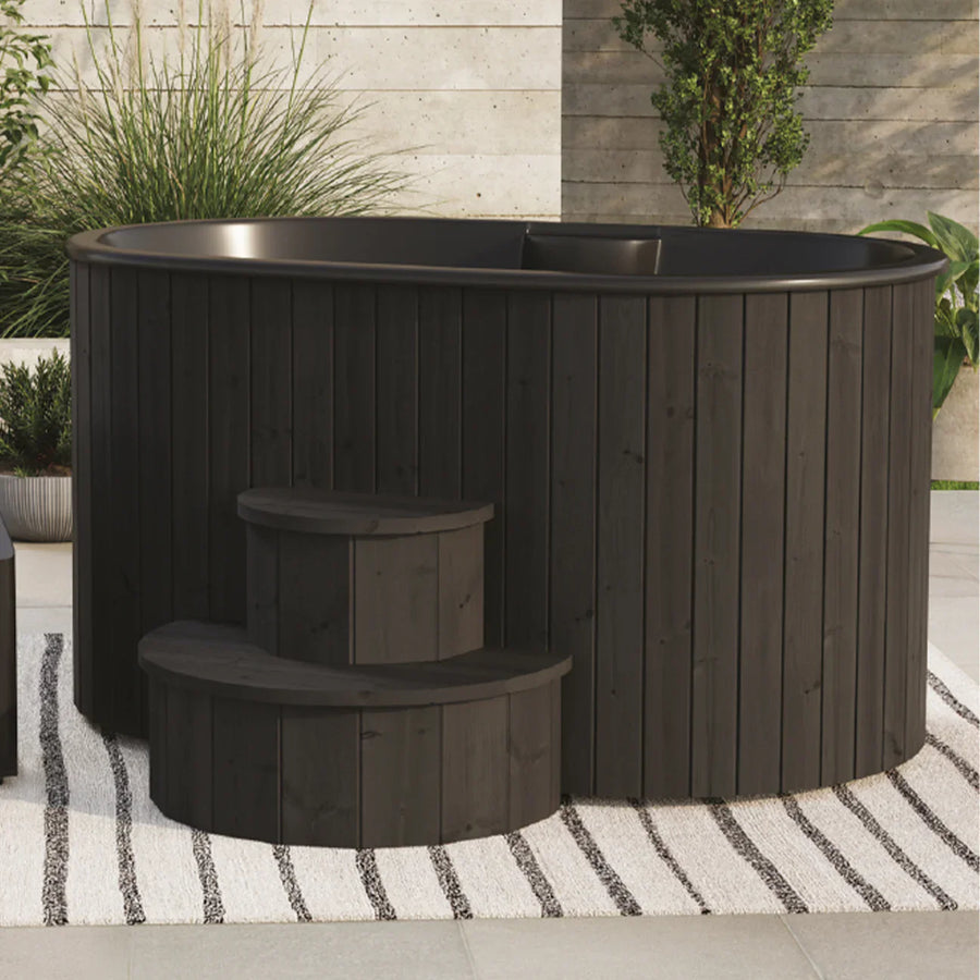 duo ice bath barrel chiller product exterior view — view 3