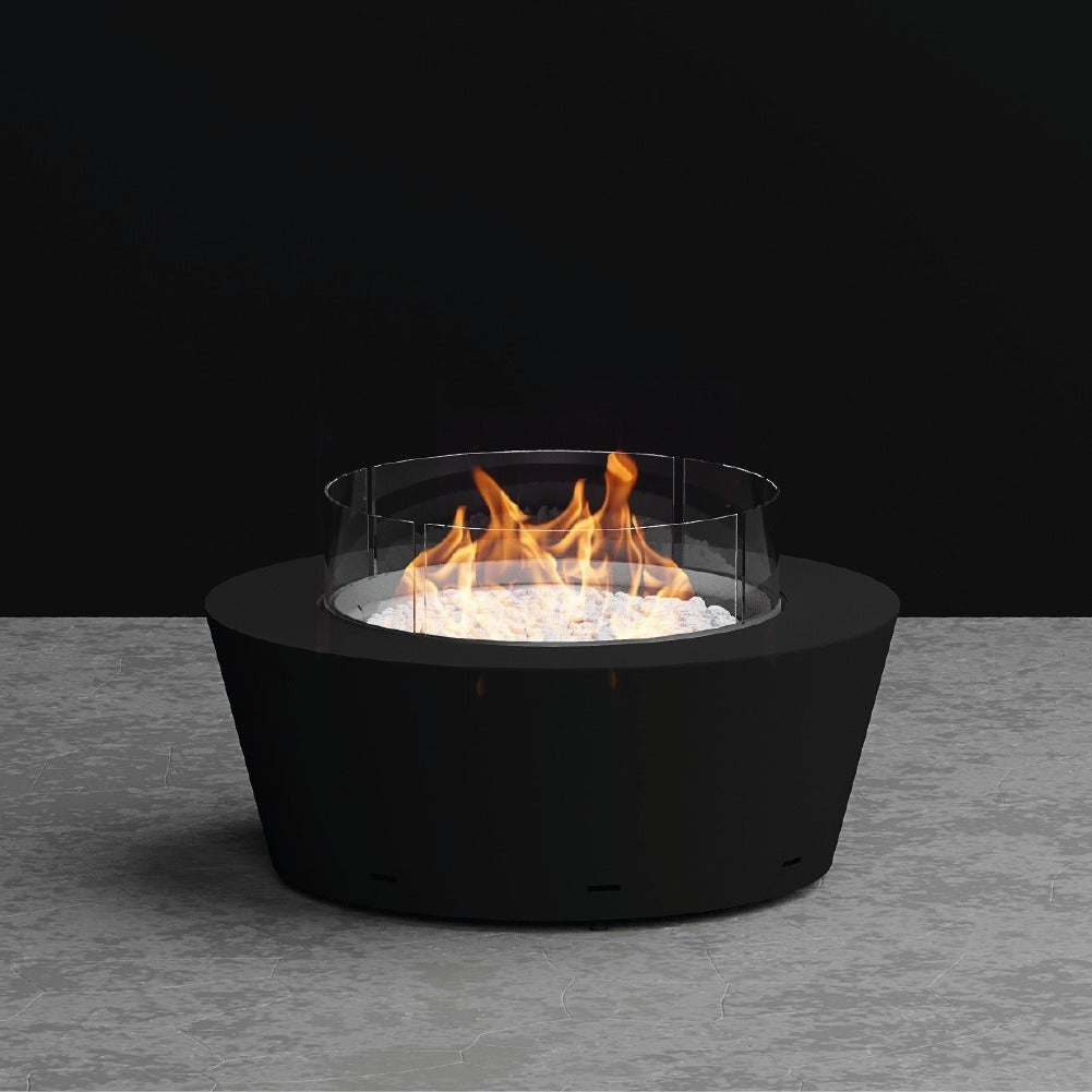 glammfire otello fire pit product exterior view — view 2