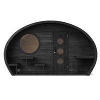 Oval Sauna Frodo 300 — front view