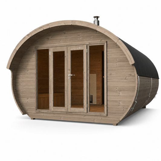 Oval Sauna Frodo 500 — angle view