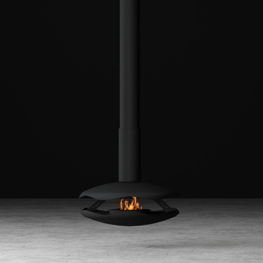 glammfire perola suspended fire product exterior view — view 4