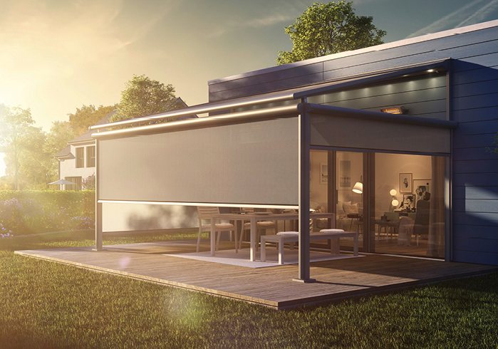 Pergola Awning | Weinor Plaza Viva | Retractable Roof | Open-Sky Effect | Spans To 6m