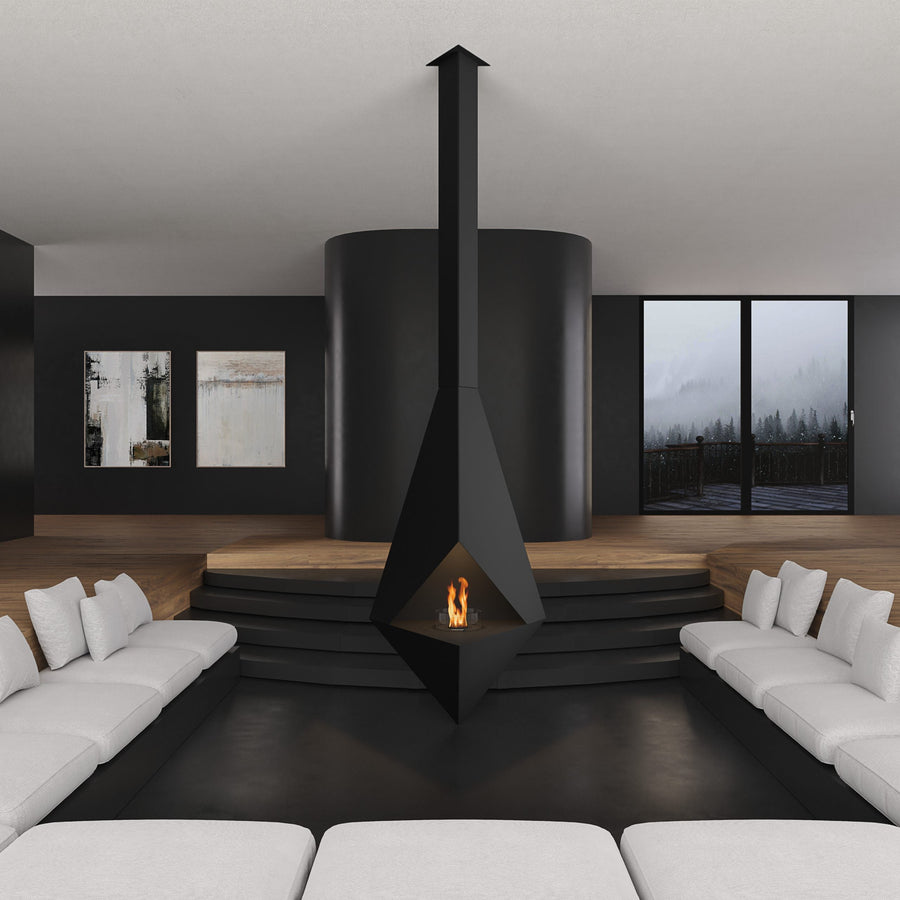 glammfire pythagoras suspended fire product exterior view — view 2
