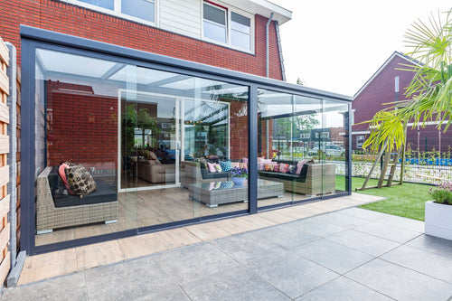 Aluminium Veranda | The Fino | Slim Profile | Aluminium Beam Covers | Clean Premium Finish