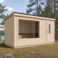 Modular Outdoor Sauna Kalle XL — lifestyle view