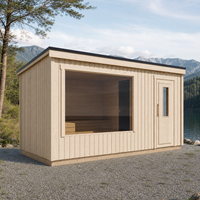 Modular Outdoor Sauna Kalle XL — lifestyle view 2