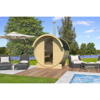 Barrel Sauna 220 — lifestyle view 2