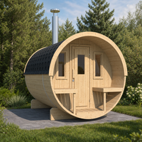 Barrel Sauna 250 — lifestyle view