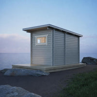 Multiroom Log Sauna Higi XL — lifestyle view
