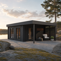 Multiroom Log Sauna Magnus XL — lifestyle view 2