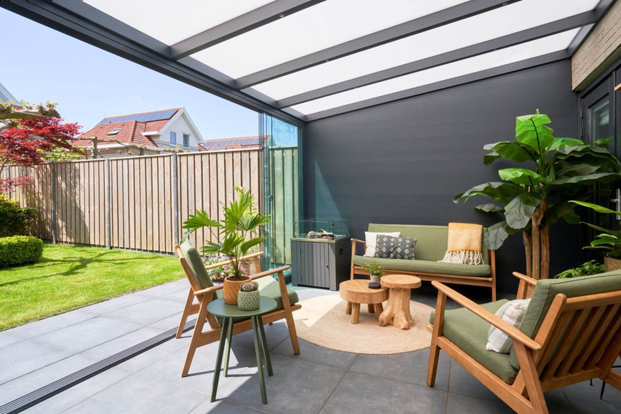 Aluminium Veranda | The Cascina | Modular Interlinkable | Multiple Roof & Post Styles