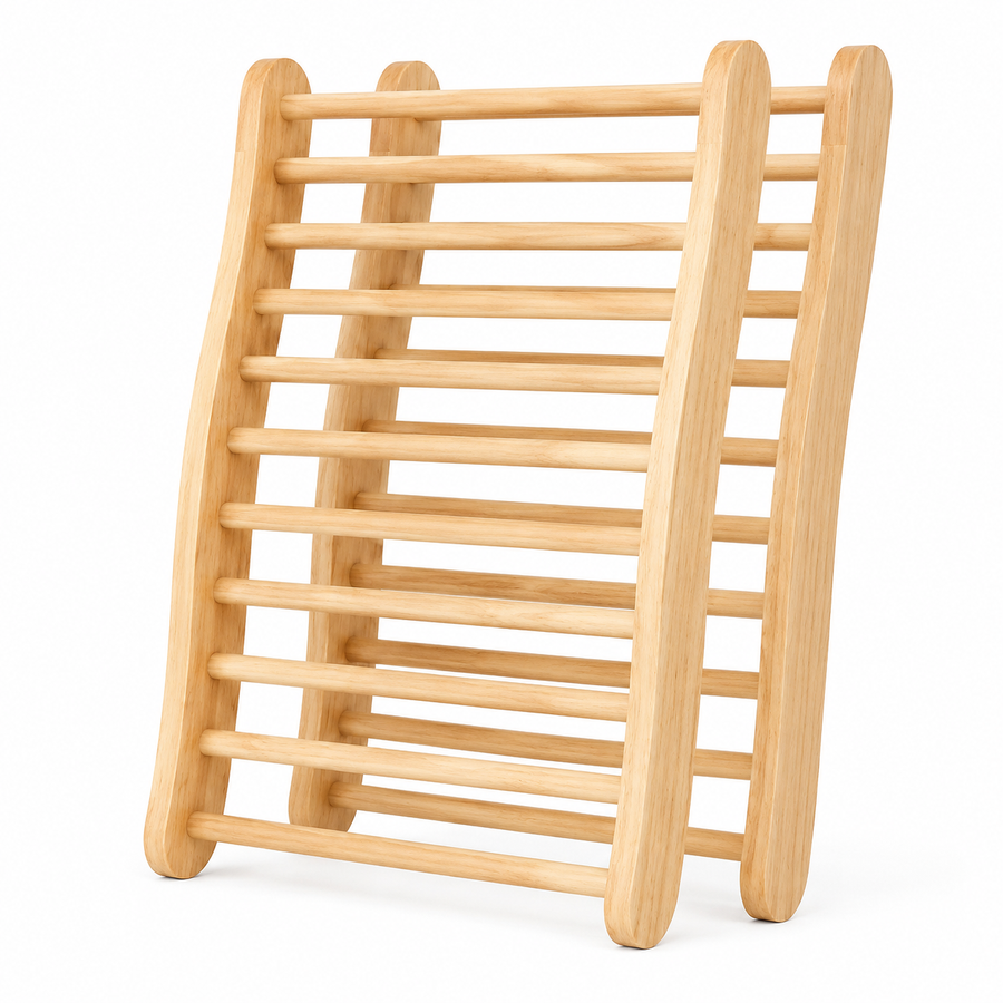Sauna Bench Backrest Set — 2 Timber Backrests