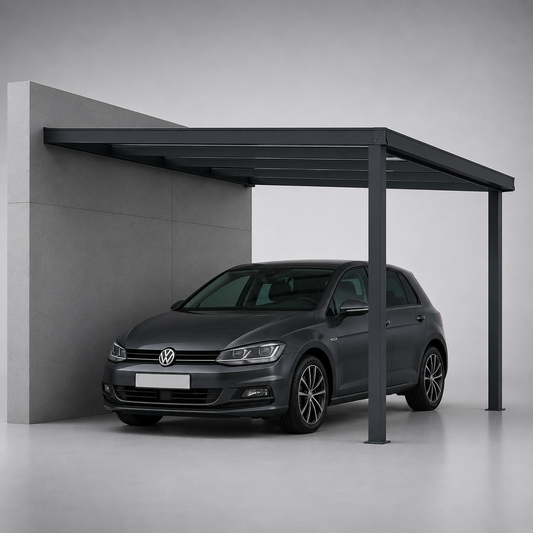 Aluminium Carport | The Stretto | Slim Profile | Aluminium Beam Covers | Affordable Premium Finish