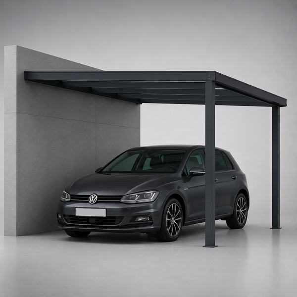 Aluminium Carport | The Stretto | Slim Profile | Aluminium Beam Covers | Affordable Premium Finish