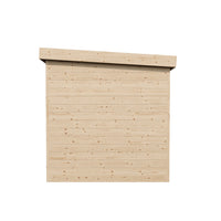 Multiroom Log Sauna Anita — front view
