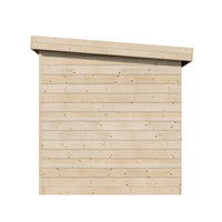 Multiroom Log Sauna Anita — side view