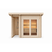 Spa Log Sauna Island — front view