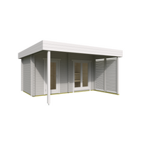 Multiroom Log Sauna Magnus — angle view 2