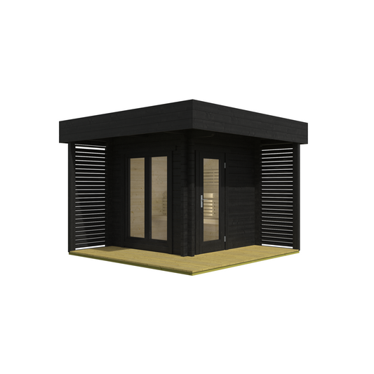 Log Sauna Mattias — angle view