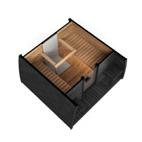 Outdoor Sauna Pod 220 — side view