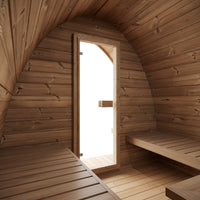 Outdoor Sauna Pod 300 — side view 2
