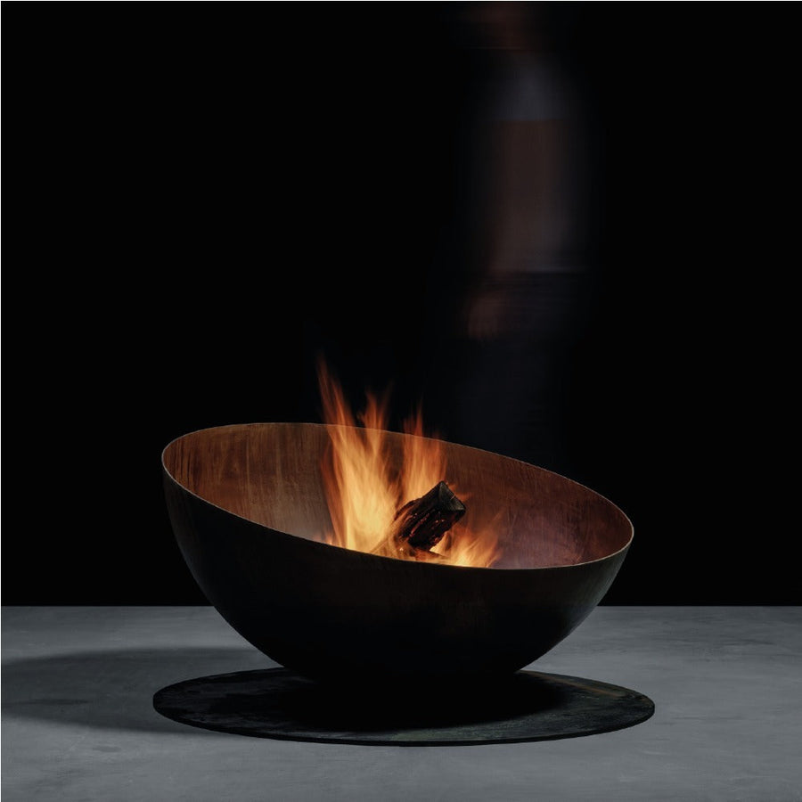 glammfire solace fire pit product exterior view — view 2