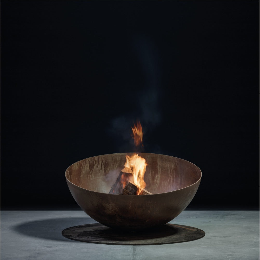 glammfire solace fire pit product exterior view — view 3