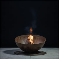 glammfire solace fire pit product exterior view — view 3