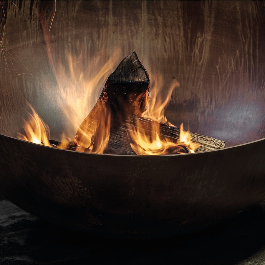 glammfire solace fire pit product exterior view — view 4