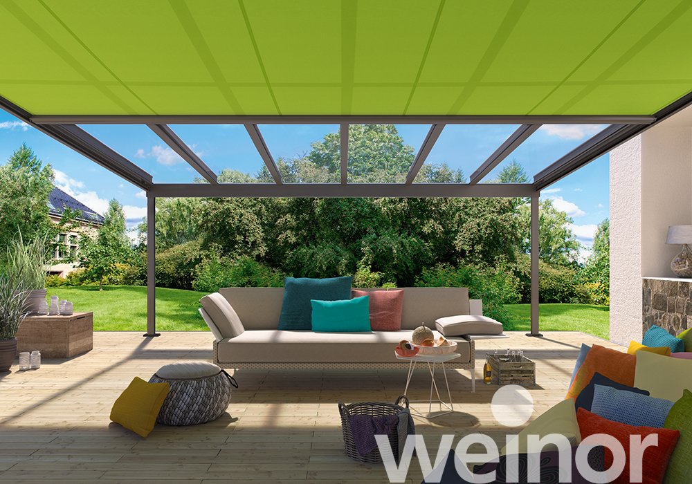 Conservatory Awning | Weinor Sottezza Originale | Rope-Guided Drop Awning | Spans Up To 6m