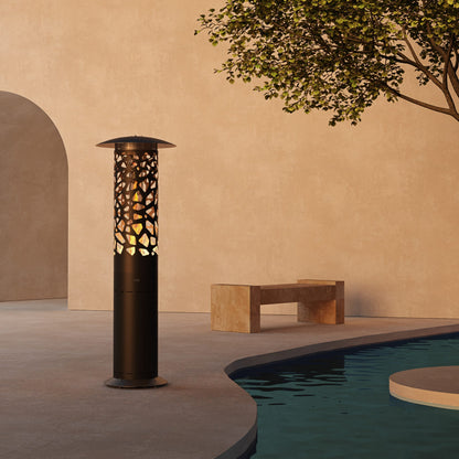 glammfire tile hyperion gas heater product exterior view