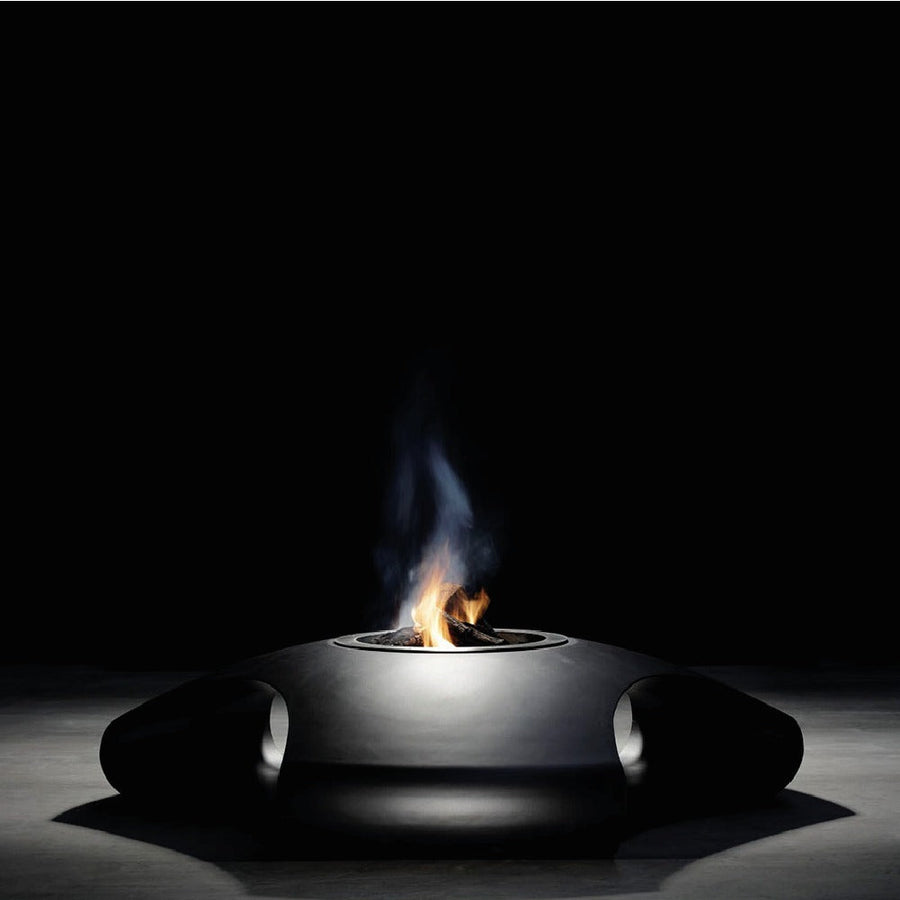 glammfire vaudeville fire pit product exterior view — view 2