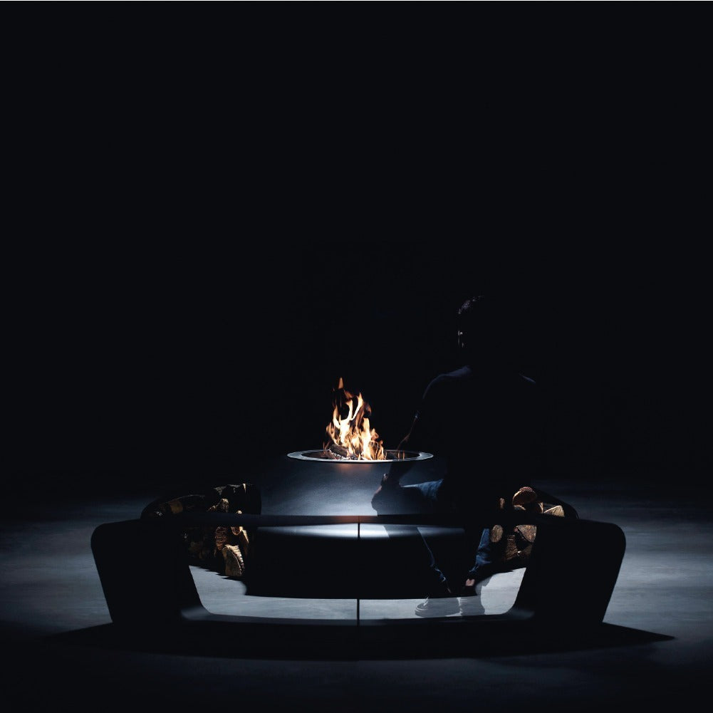 glammfire vaudeville fire pit product exterior view — view 3