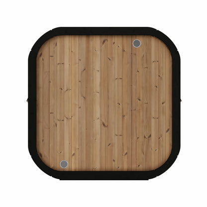 beacon 200 classic 6 person outdoor cube sauna product exterior view — view 12