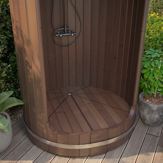 Noosa 230 Outdoor Barrel Shower Spa Hot and Cold for Garden and Sauna