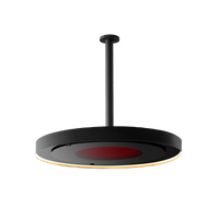 Bromic Eclipse Smart-Heat Electric ceiling mounted on a 600mm pole | Roma Verandas