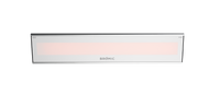 Bromic Platinum Smart-Heat Electric in white, switched on | Roma Verandas