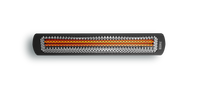 Bromic Tungsten Smart-Heat Electric in black, switched on | Roma Verandas