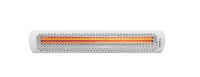 Bromic Tungsten Smart-Heat Electric in white, switched on | Roma Verandas