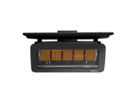 Bromic Tungsten Smart-Heat Gas 500 Series, switched on | Roma Verandas
