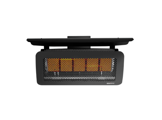 Bromic Tungsten Smart-Heat Gas 500 Series, switched on | Roma Verandas