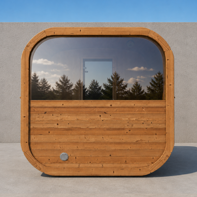 Half-Moon Glass Mirror