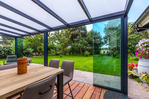 Aluminium Veranda | Deponti Bosco | Modular Interlinkable | Multiple Roof & Post Styles
